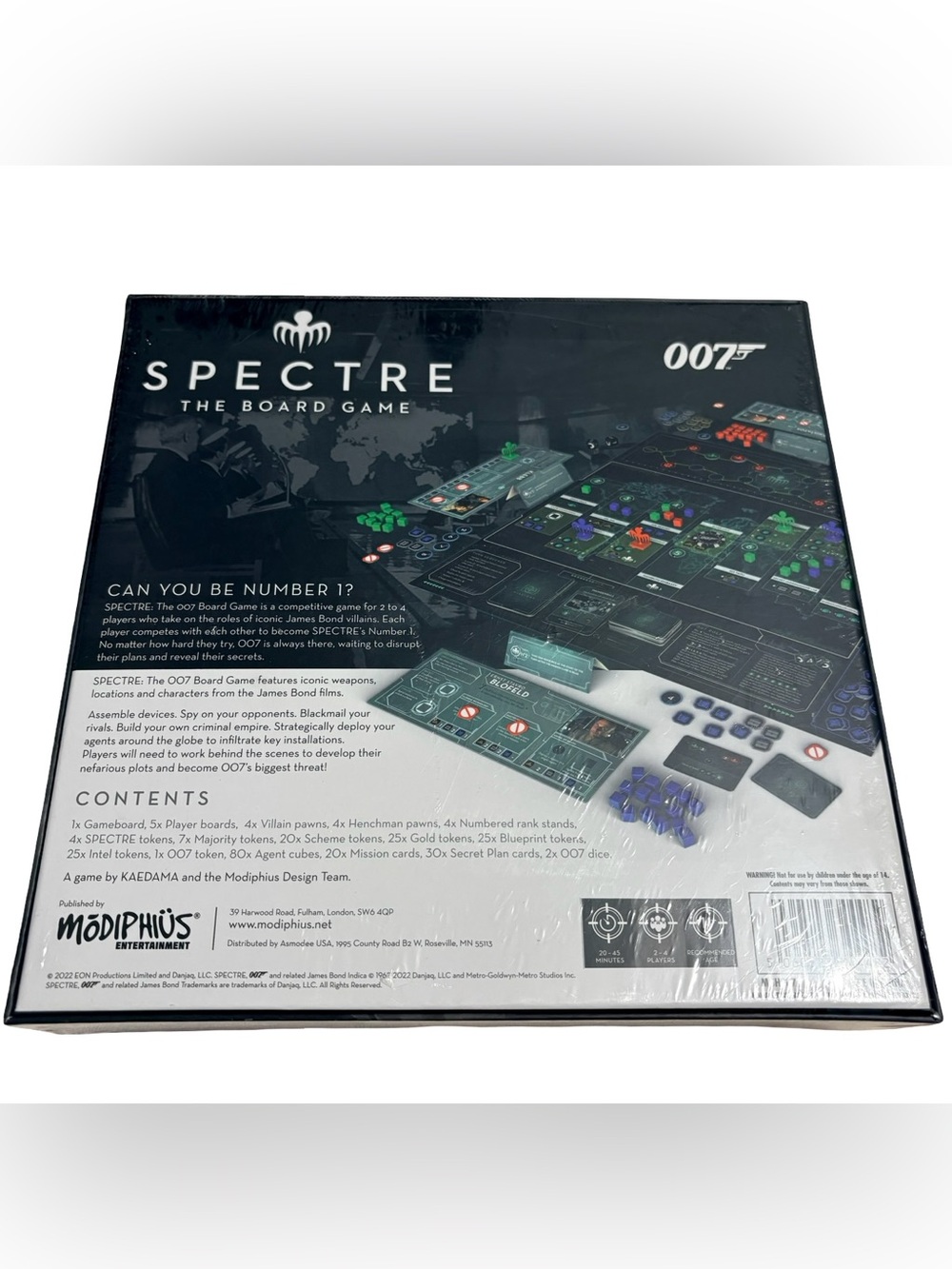 James Bond 007 SPECTRE Board‎ Game Sealed 60 Years of Bond Edition - Picture 3 of 3